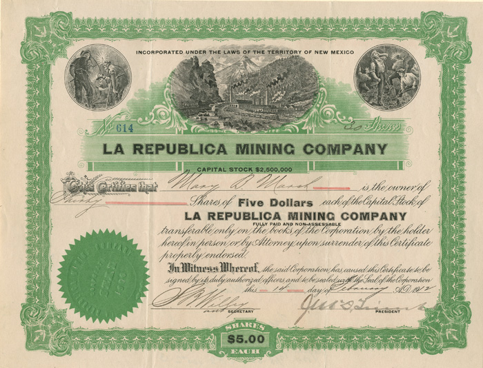 La Republica Mining Co.